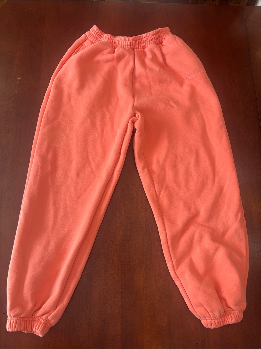 Comfrt Kids Cozy Coral Joggers with Elastic Waist